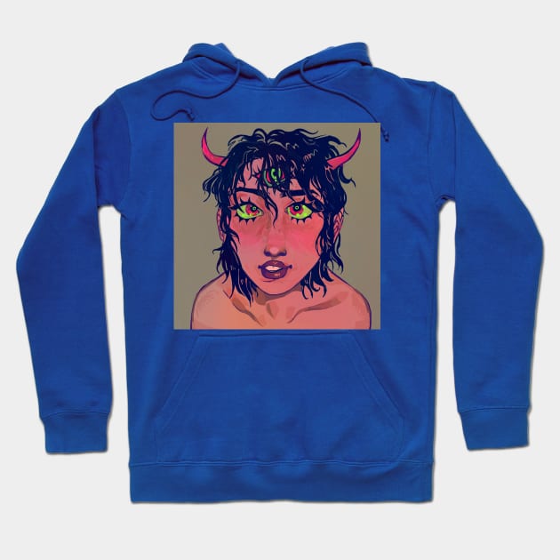 She is the devil! Hoodie by snowpiart
